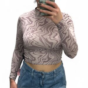 Pacsun Longsleeve Mockneck Top